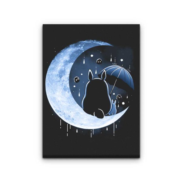 My Neighbor s Moon - Canvas Print on Sale
