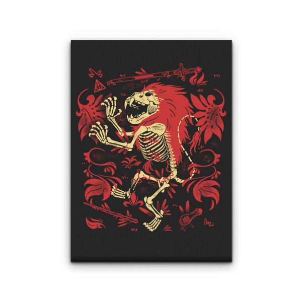 Lion Fossil - Canvas Print Online Hot Sale