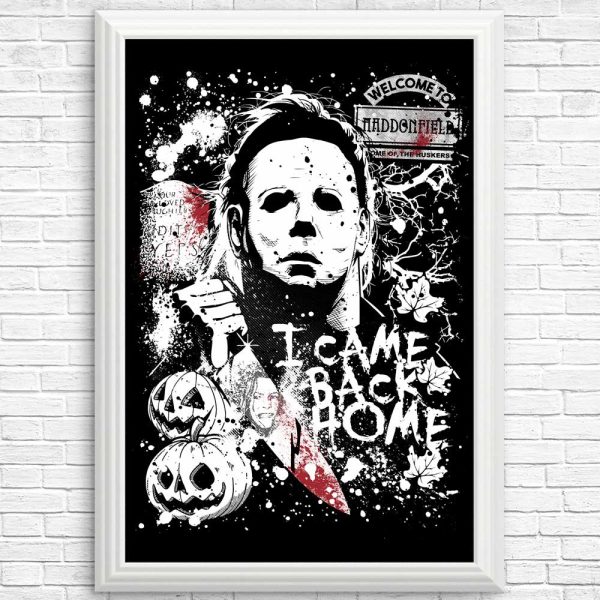 Evil in Haddonfield - Posters & Prints Fashion