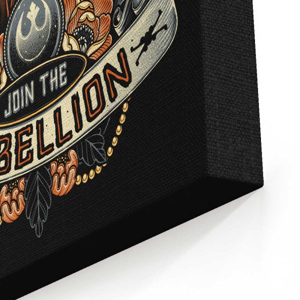 Join the Rebellion - Canvas Print Online - Image 3