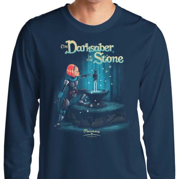 The Saber in the Stone - Long Sleeve T-Shirt Hot on Sale