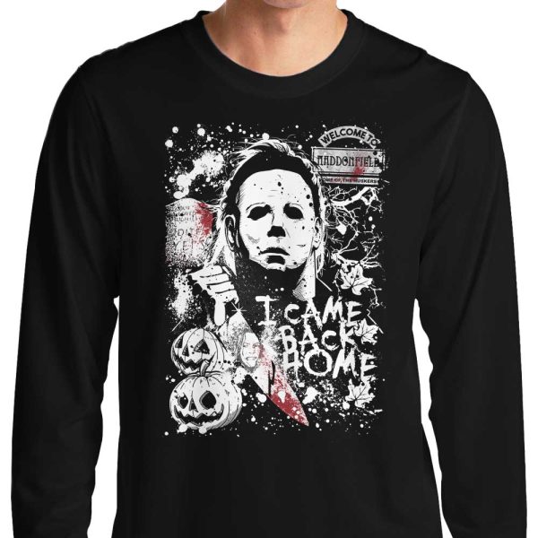 Evil in Haddonfield - Long Sleeve T-Shirt Online