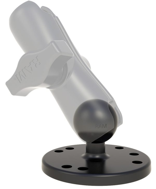 RAM-B-202U RAM Mounts 2.5  Round Base with AMPS Hole Pattern and 1-Inch Ball Online - Image 4
