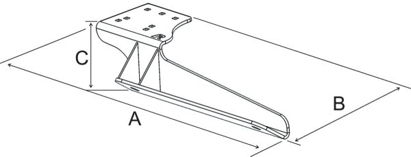 RAM-VB-185 RAM Mounts No-Drill Laptop Base Ford F-250, F-350, F-450, Excursion+ Online Hot Sale - Image 3