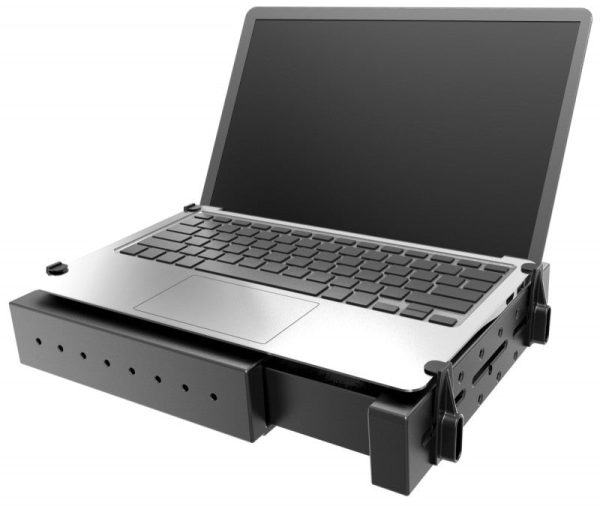 RAM-101-DAN1U RAM Mounts C Size 1.5  Rail Mount with Double U-Bolt Base, Medium Length Double Socket Arm & Universal Laptop Tough-Tray Cradle Online now - Image 2