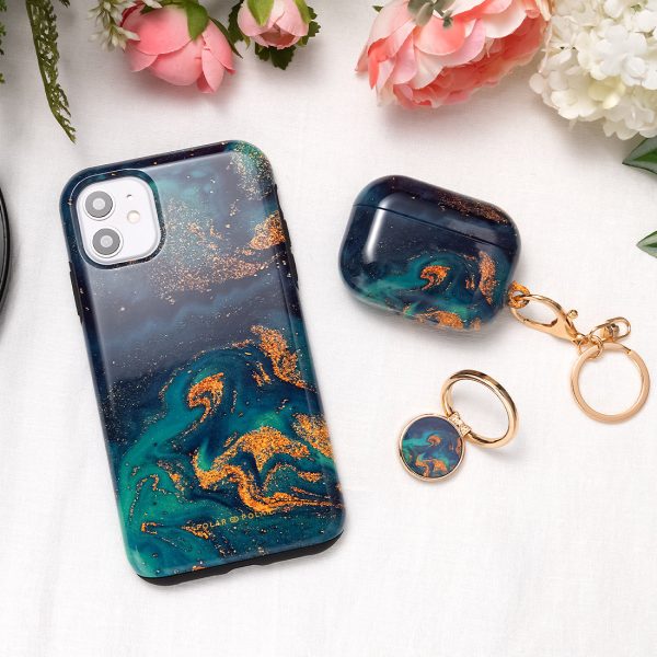 Green Night Quicksand - Samsung Galaxy S10 Plus Case For Sale - Image 3