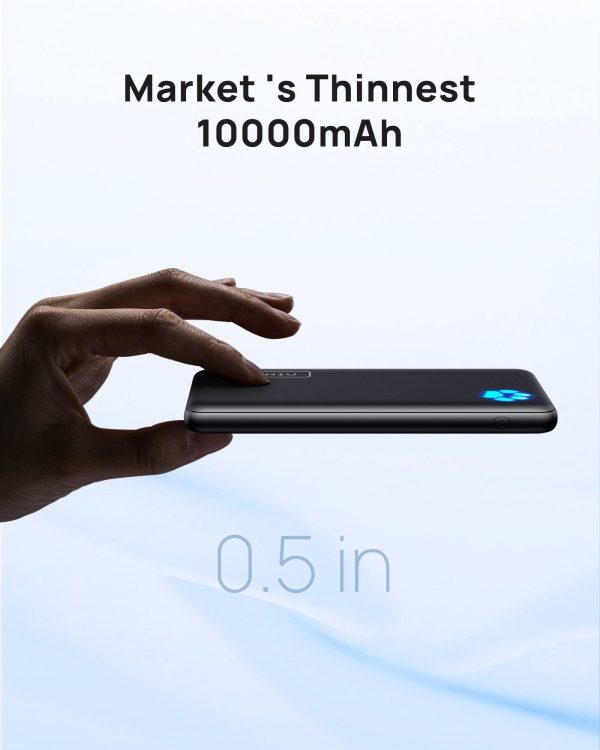 INIU Blue B41 Market s Slimmest 10000mAh Power Bank,Compatible with iPhone 14 13 12 Pro Samsung S21 Google LG iPad Tablet, etc on Sale - Image 2