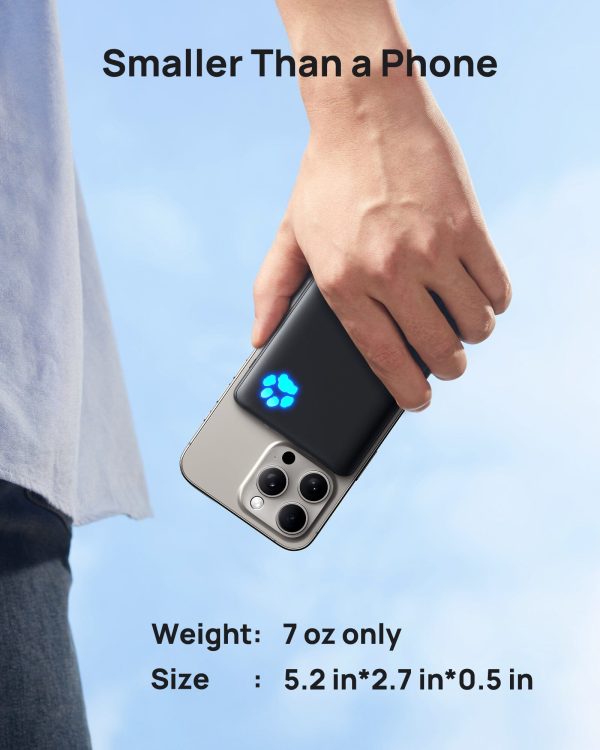 INIU Blue B41 Market s Slimmest 10000mAh Power Bank,Compatible with iPhone 14 13 12 Pro Samsung S21 Google LG iPad Tablet, etc on Sale - Image 4