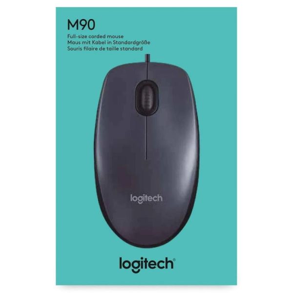 Mouse M90 Logitech Optical USB 1000dpi (M90~910-004053) Online Sale